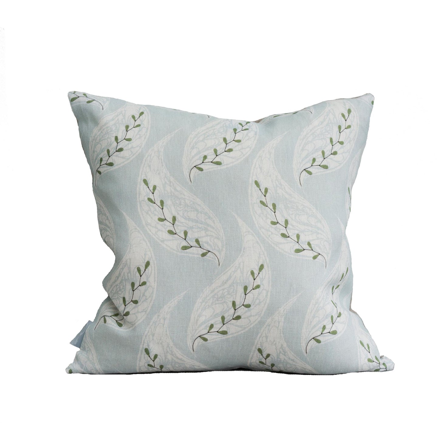 Emerging Leaf Blue Haze Linen