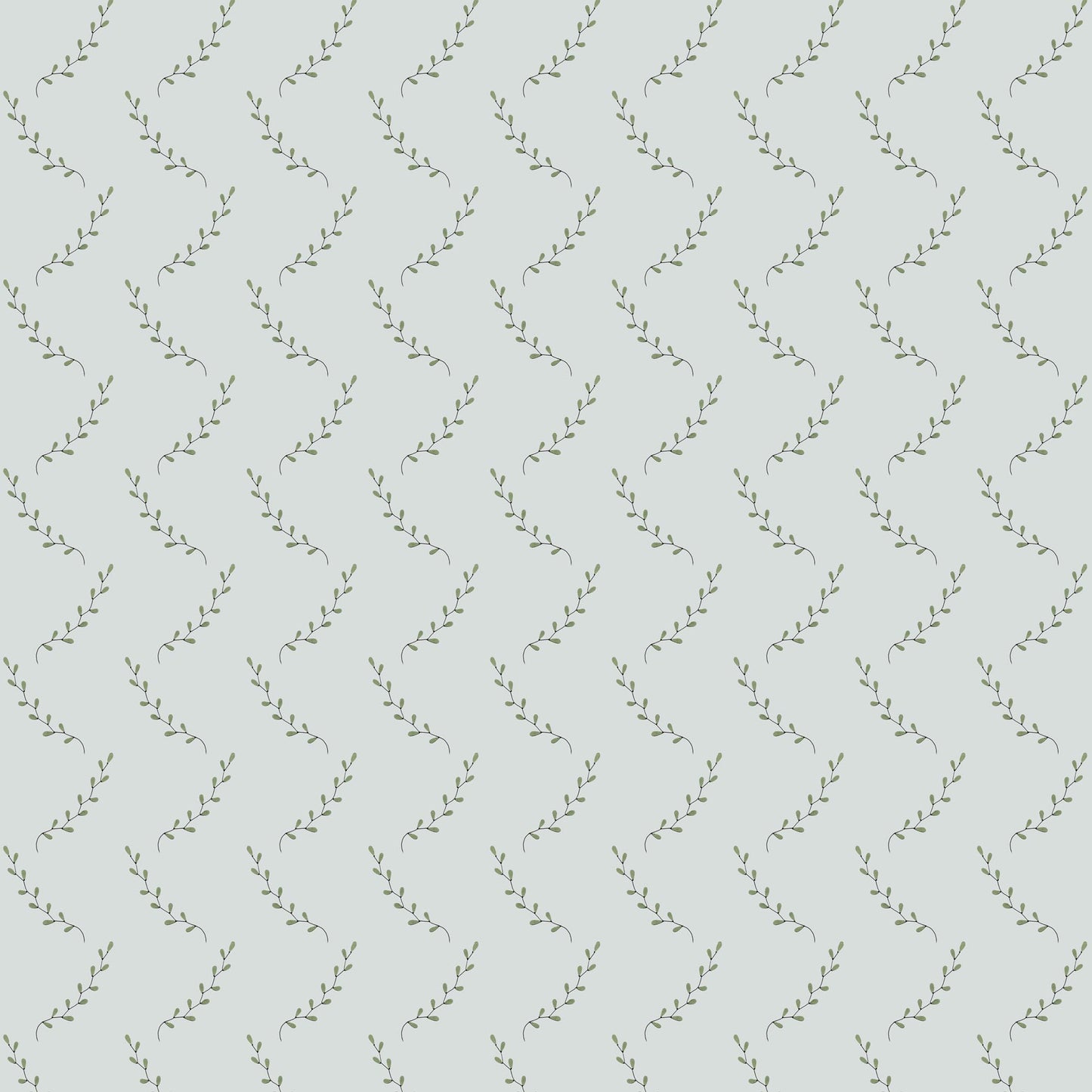 Emerging Sprig Blue Haze Linen