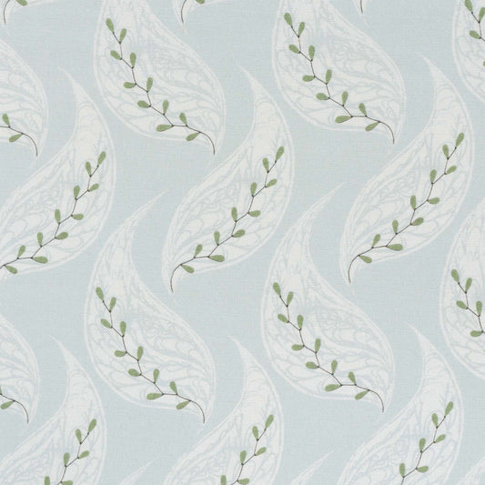 Emerging Leaf Blue Haze Linen