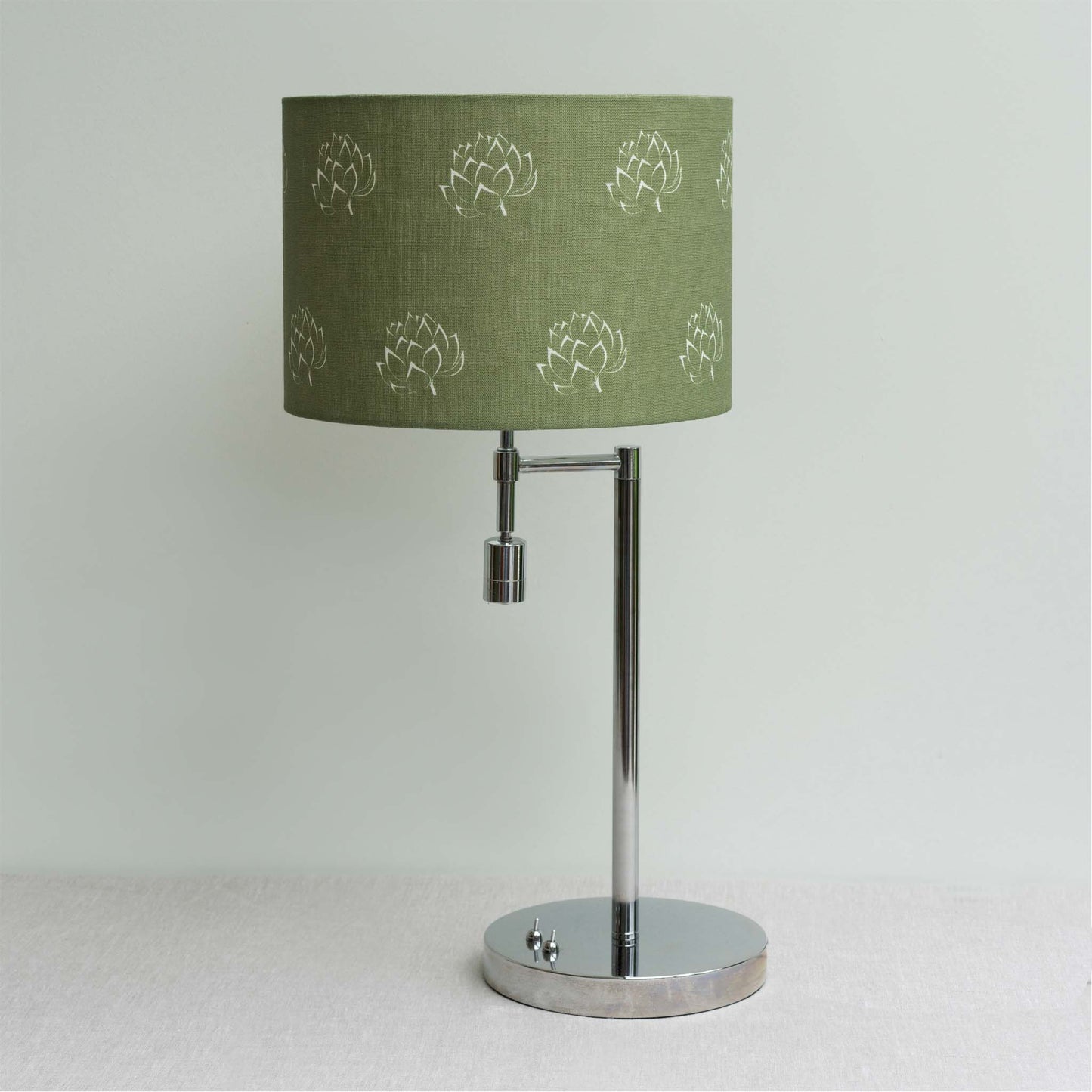 Artichoke Classic Botanical Green Linen