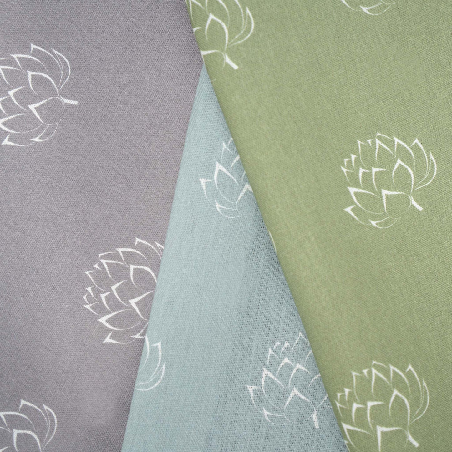 Artichoke Classic Botanical Green Linen