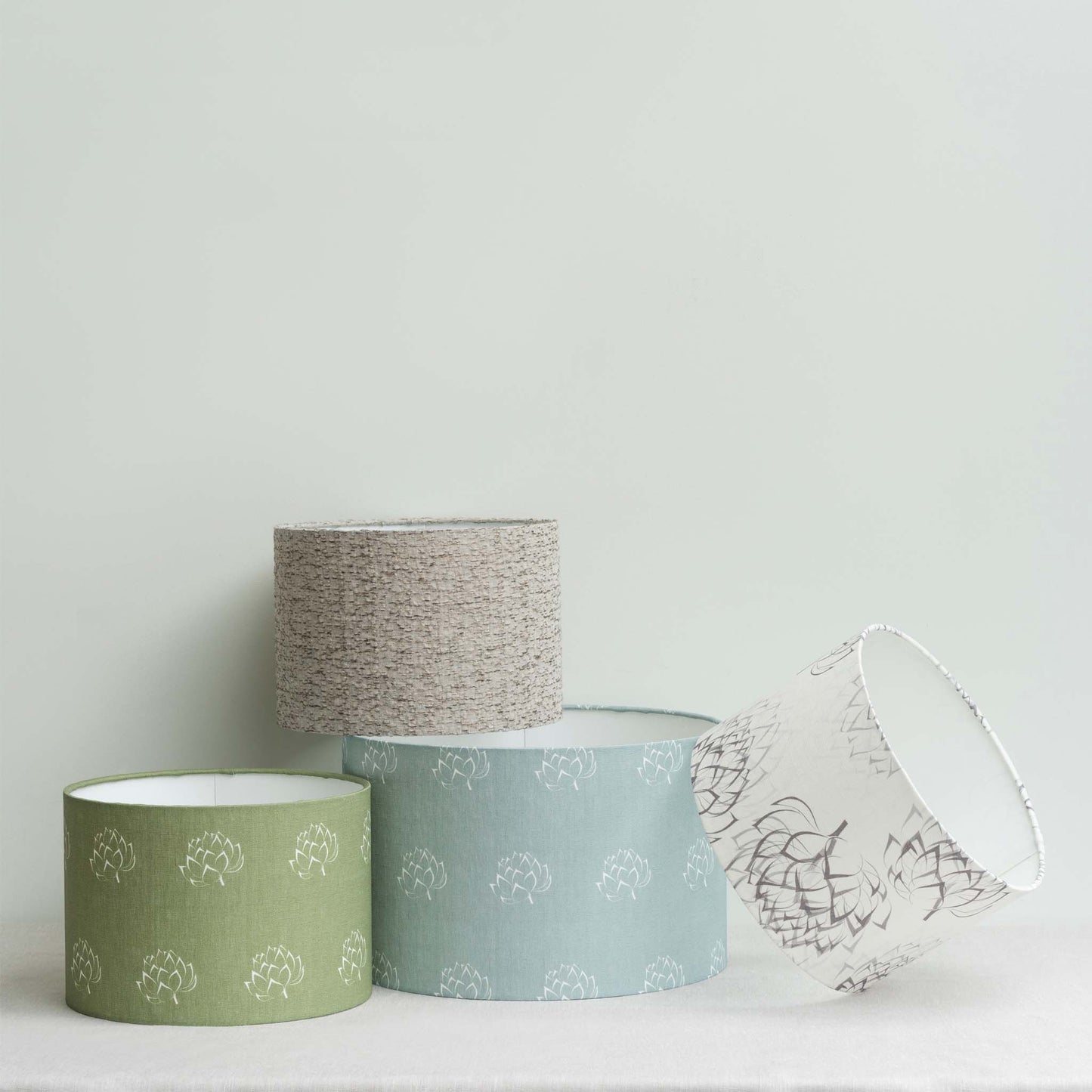 Artichoke Classic Botanical Green Linen