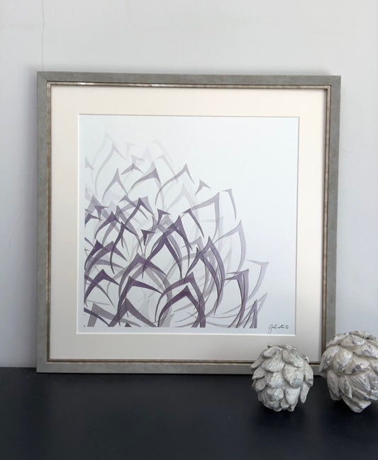 Artichoke Flourish Framed Print