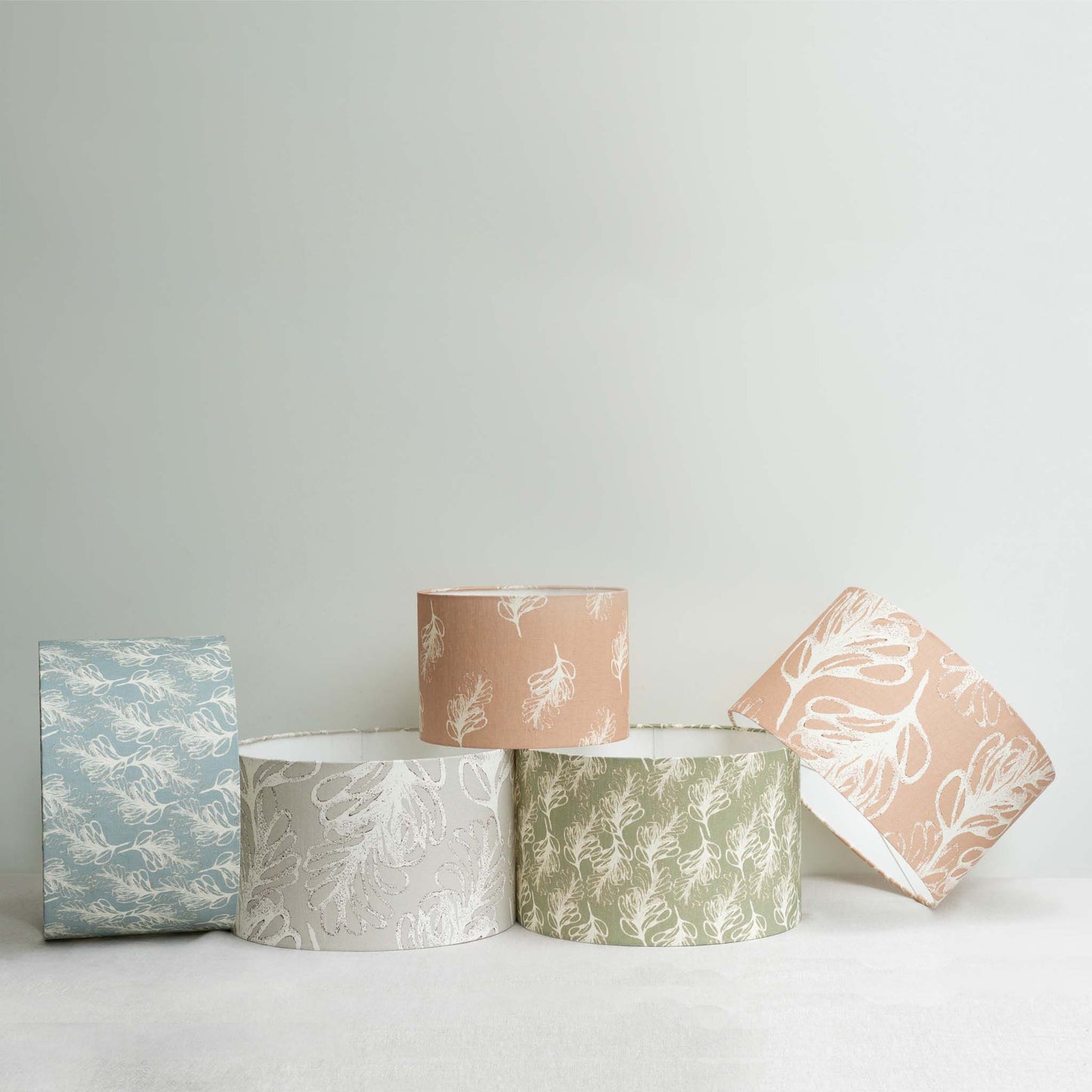 Plume Mix Teal Small Linen