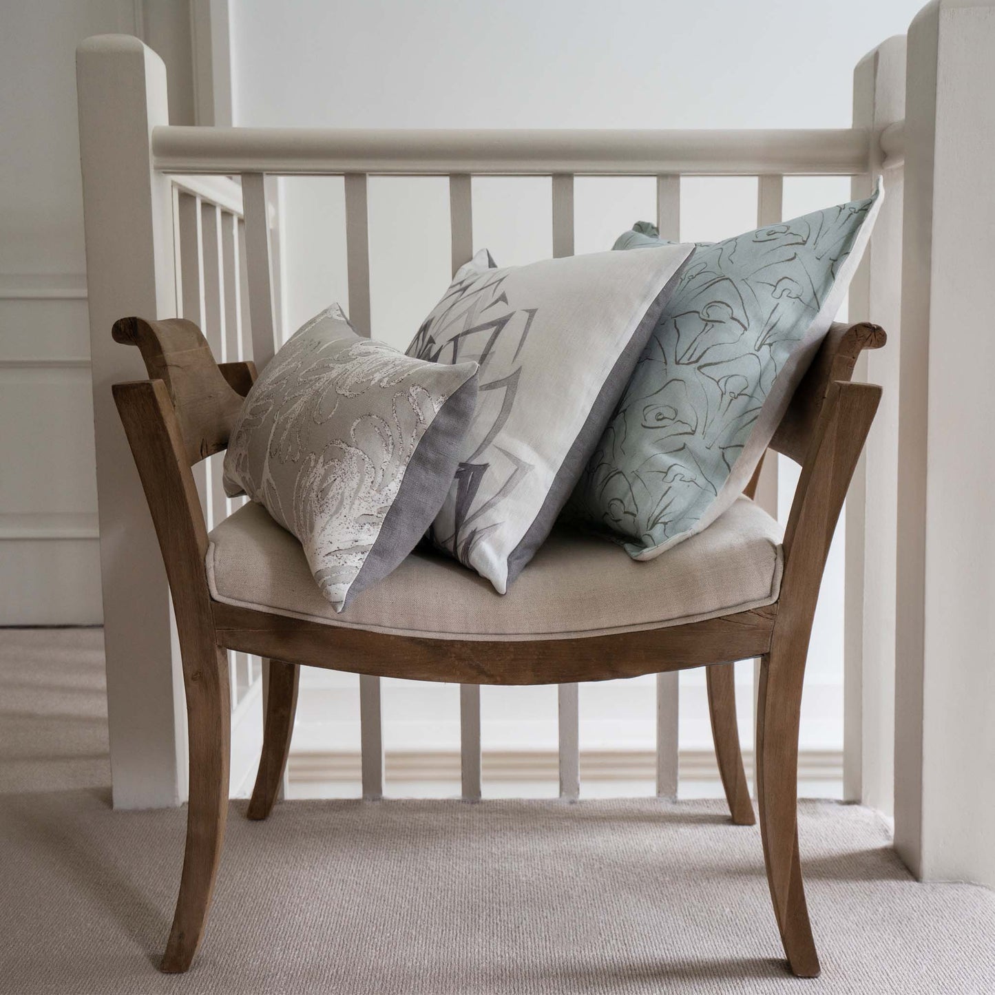 Artichoke Flourish Crop Heather Cushion