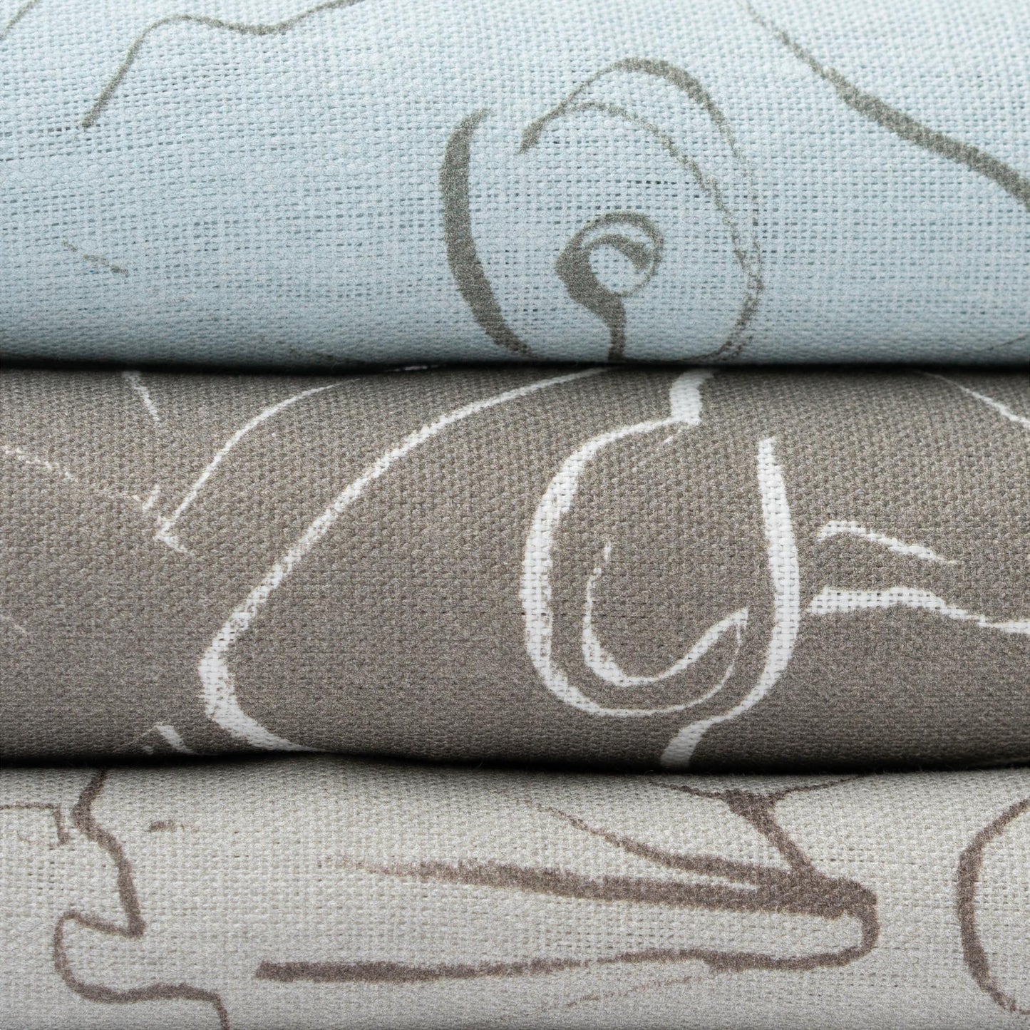 Fir Cone Stone (Dark) Linen