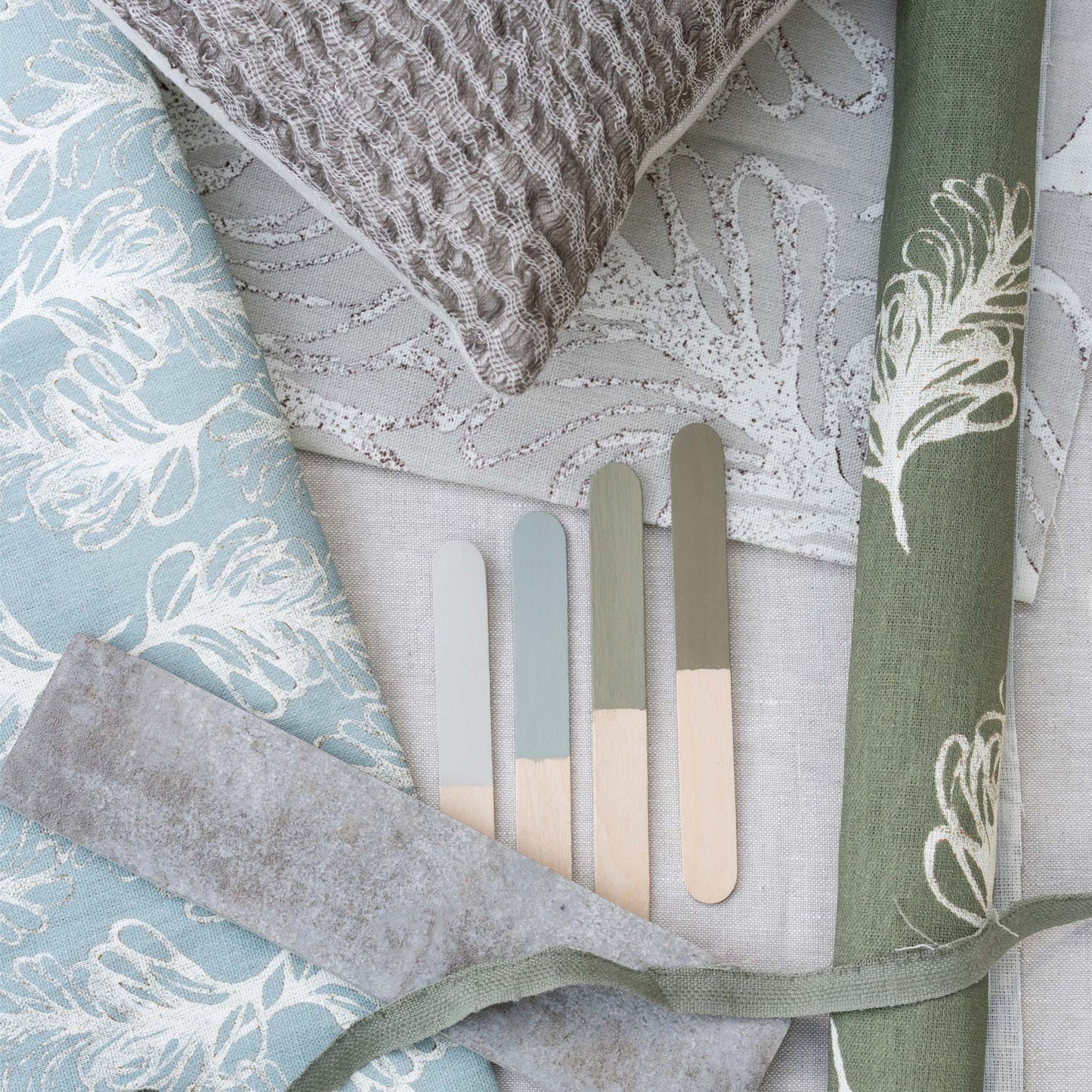 Plume Mix Teal Small Cushion